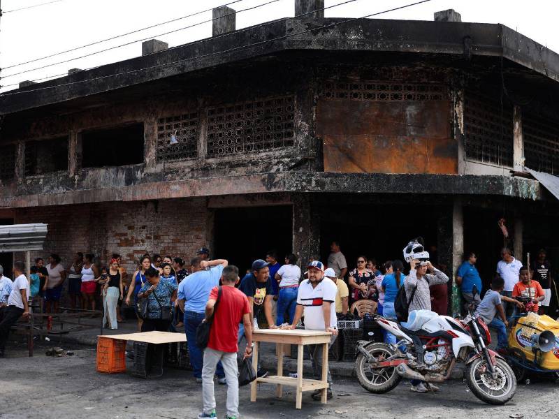 El siniestro afectó a 200 comerciantes.