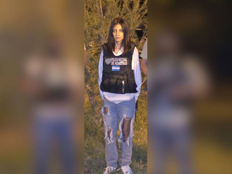 La joven hondureña fue detenida en Comayagua.