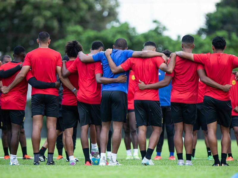 Entrenamiento de Real España.
