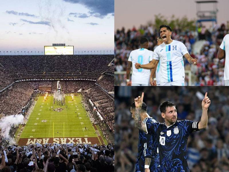 Honduras se medirá a la poderosa Argentina en un amistoso de alto nivel que se disputará en uno de los estadios más grandes del mundo.