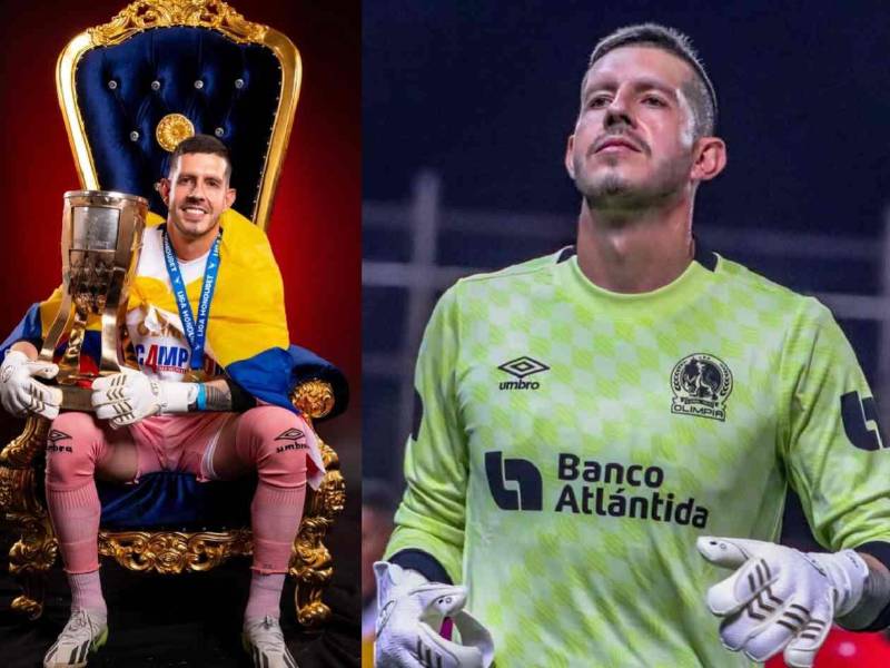 Andrés Salazar fue el segundo portero del Olimpia durante el Apertura 2025.