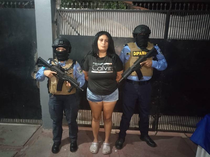 Capturan a Sakura, presunta miembro de la MS, en La Lima