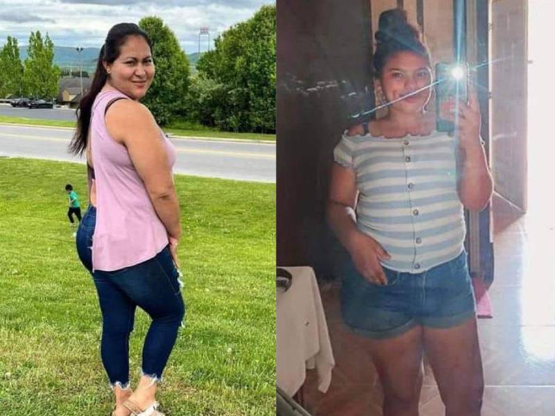 Fotografías en vida de las fallecidas en el accidente de motocicleta ocurrido la noche del jueves en La Masica, Atlántida (Honduras).