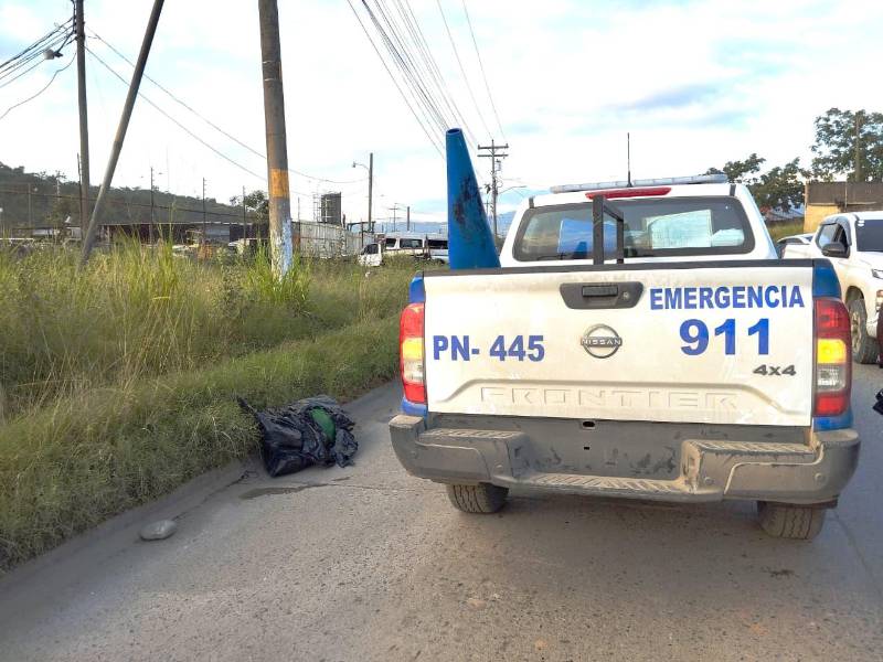 Día del hallazgo del cadáver en San Pedro Sula.