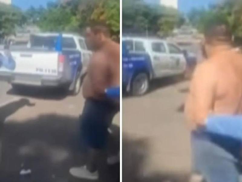 Durante el arresto, se le decomisó el arma blanca utilizada en el ataque.