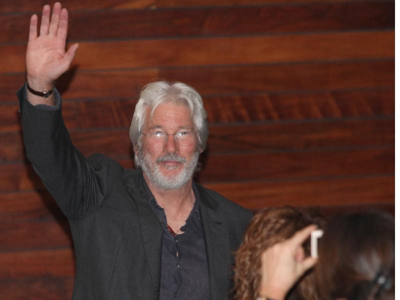 Richard Gere está en México para disfrutar unos días de descanso con su esposa e hijos.
