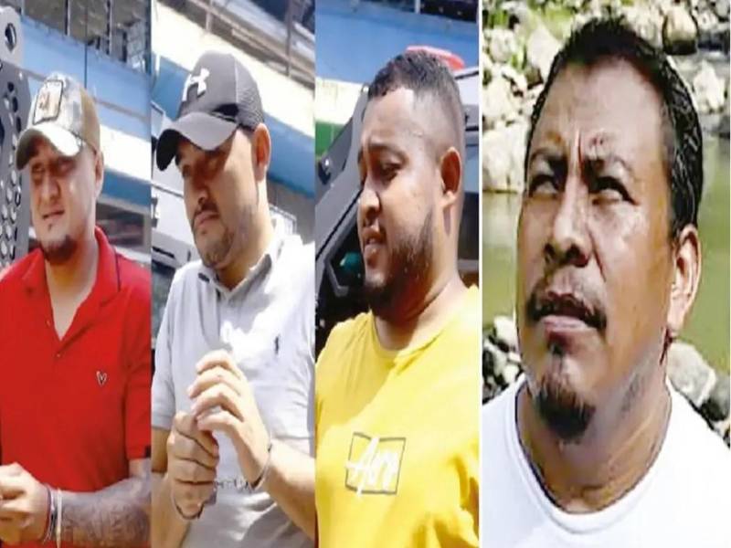 Daniel Juárez Torres, Óscar Alexis Guardado y Lenin Cruz Munguía son acusados del delito de asesinato del ambientalista Juan López.