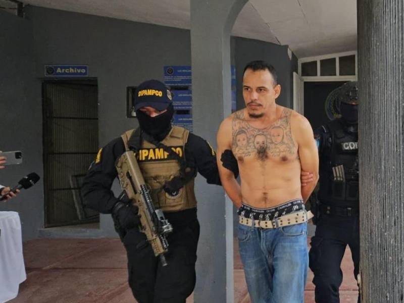 Alias “El Sicariato” fue arrestado en la colonia 24 de Abril de Cofradía, Cortes, Honduras.