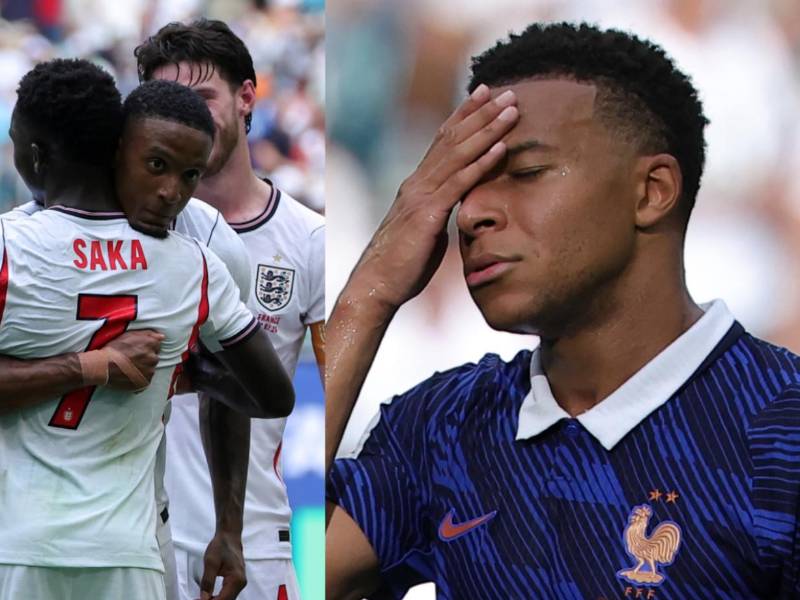 Saka por Inglaterra con hat-trick y Mbappé de Francia se destaparon con un par de goles.