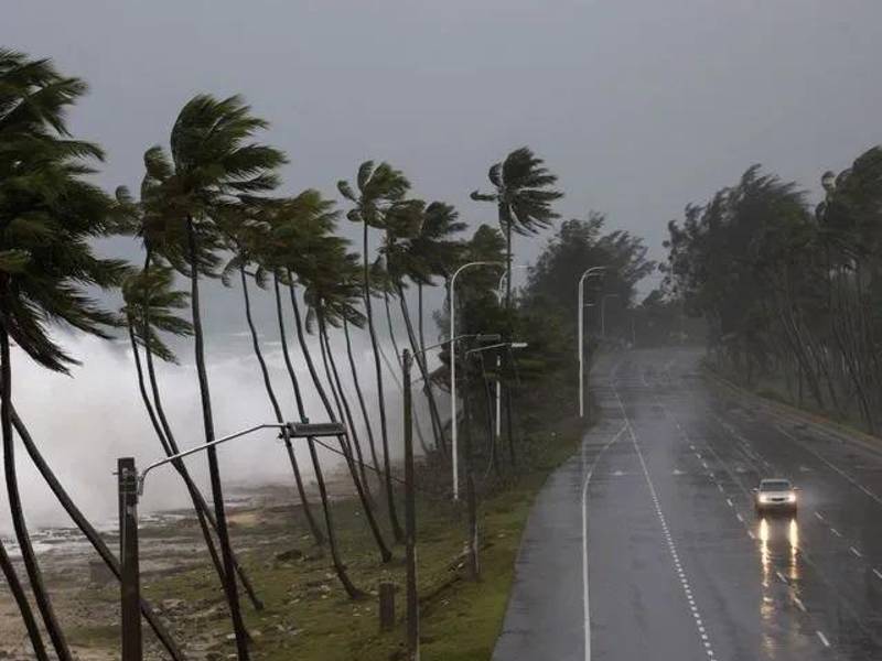 Julia en su paso por San Andrés.