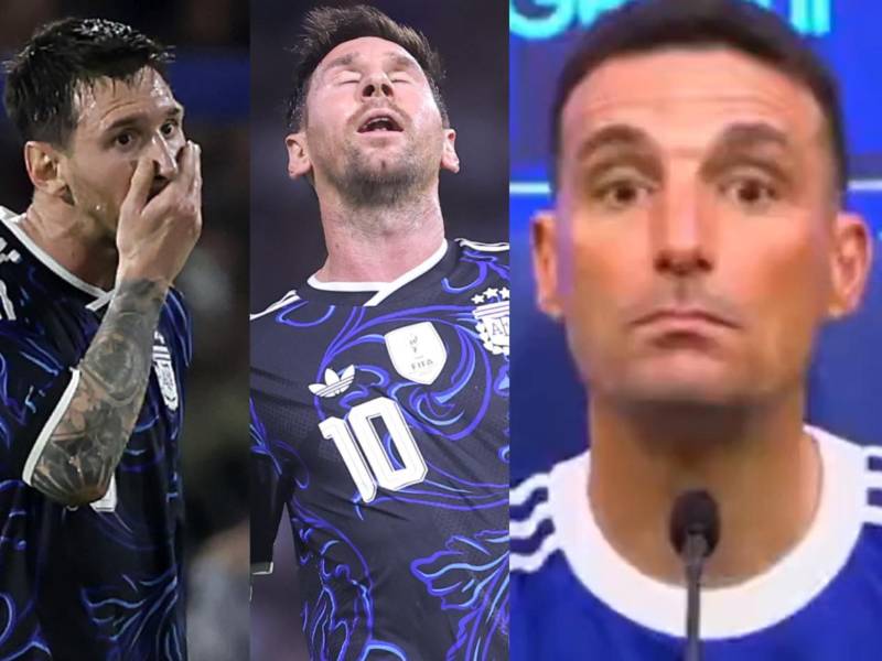 Messi se ha despedido del pueblo de Argentina en un partido ante Zambia que tuvo curiosas escenas .