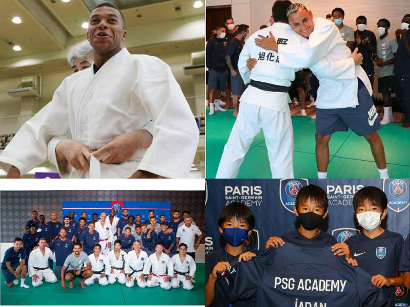 París Saint-Germain se encuentra en pretemporada por Japón y aprovechó visitar el instituto Kodokan donde recibió sesiones de judo con expertos.