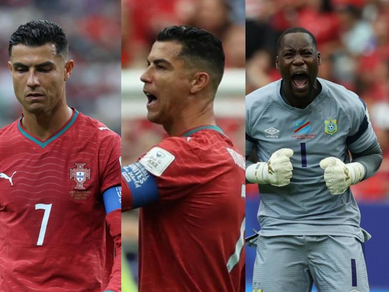 Las mejores imágenes del terrible inicio de Mundial para Cristiano Ronaldo y la selección de Portugal.