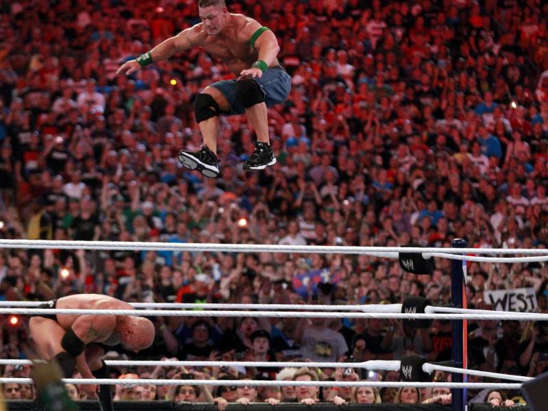 John Cena se retira este año de la lucha libre para dedicarse por completo a Hollywood. En WrestleMania en el 2012.