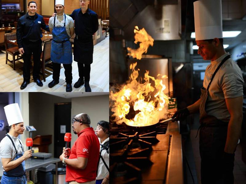 Cristopher Ruiz recibió al equipo de OPSA en el Hotel previo a la llegada de la H.