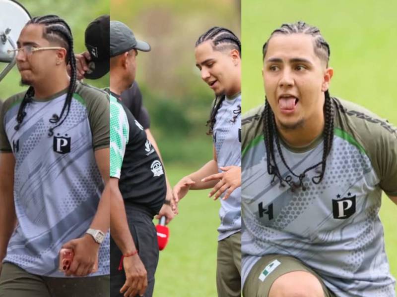 Davis Flow vivió una jornada que difícilmente olvidará ya que realizó su primer entrenamiento profesional como futbolista.
