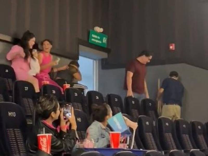 Video: Rata ingresa a sala de cine y desata caos