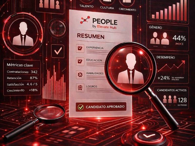 Detalle de la herramienta digital diseñada para mejorar la selección de talento mediante datos y automatización.