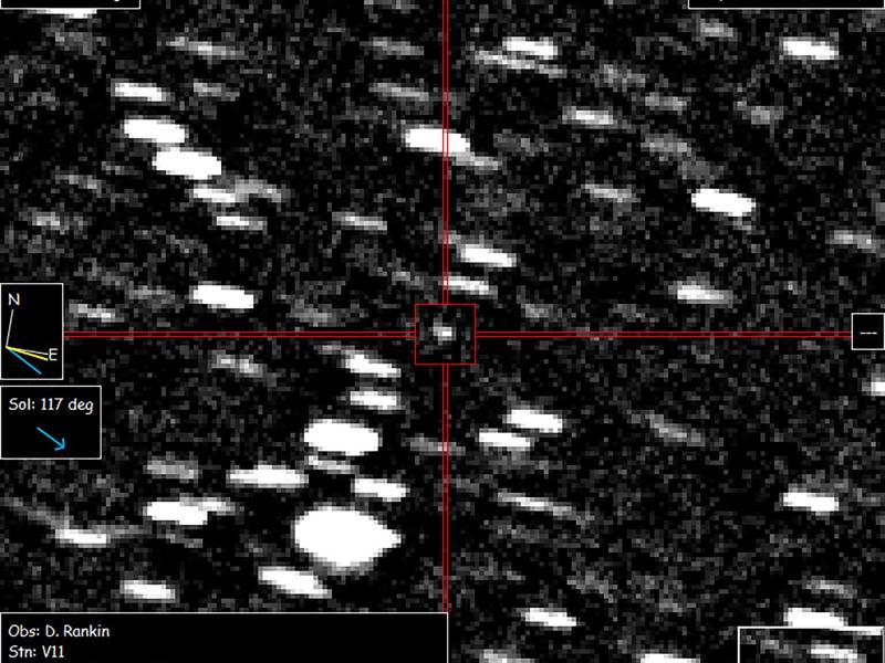 David Rankin, ingeniero en la Universidad de Arizona, capturó una imagen del cometa 3I/ATLAS el 1 de julio.