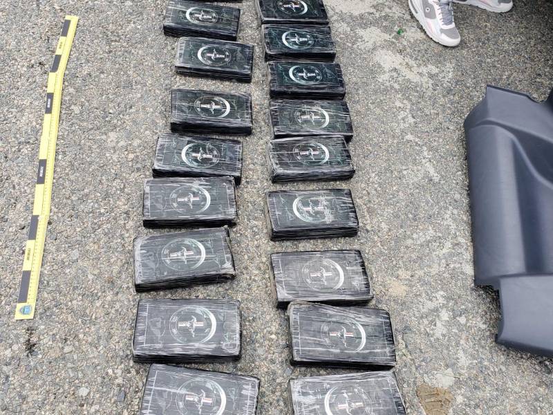 Droga decomisada por la DPI.