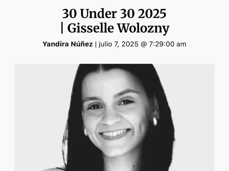 Gisselle Wolozny: un mensaje de juventud, liderazgo y democracia