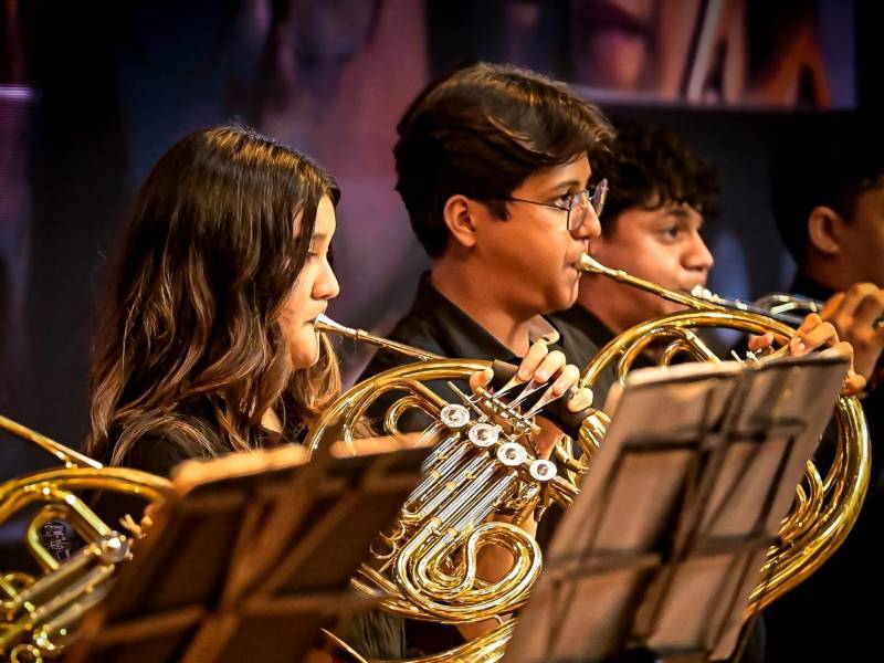 La jornada marcó un hito al unir por primera vez a las escuelas de música de Honduras.
