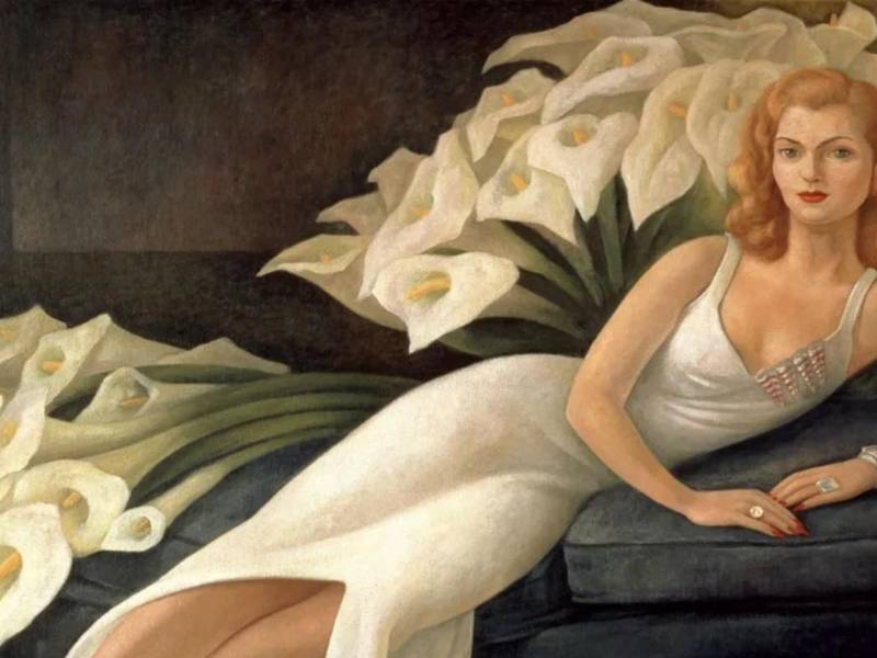 Retrato de Natasha Gelman, de Diego Rivera, perteneciente a la Colección Gelman.