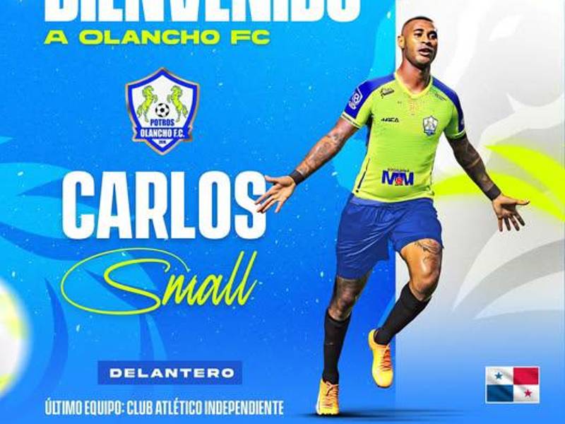 La bienvenida a Carlos Small al Olancho FC.