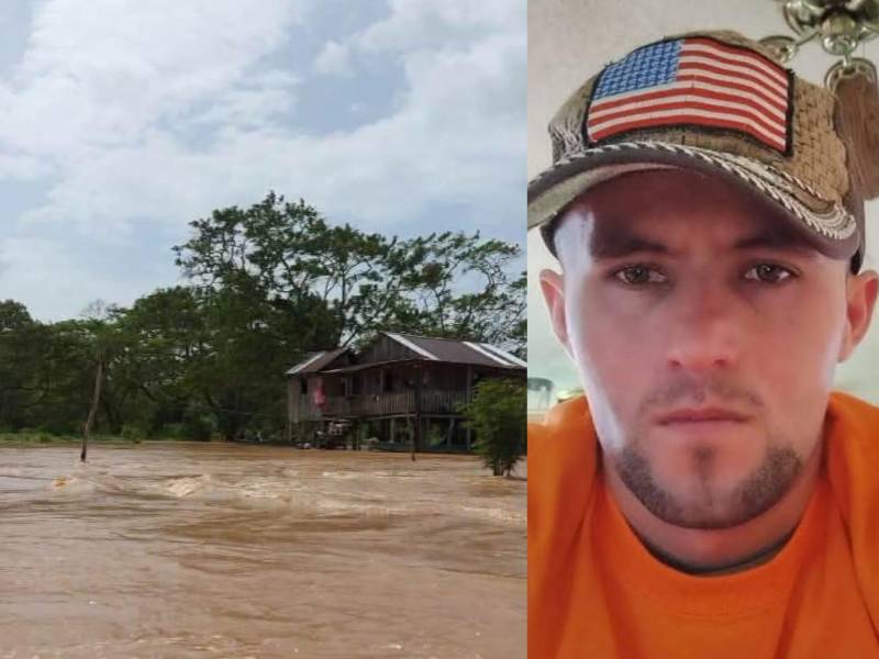 Juan Benigno Rodríguez, residente en la comunidad de Los Ángeles en el departamento de Olancho, frontera con Gracias a Dios, intentó cruzar con su caballo el río Wampú, pero fue arrastrado; su familia pide apoyo para buscarlo.