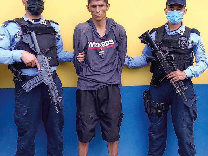 <b>El pandillero apodado Madan fue apresado ayer.</b>