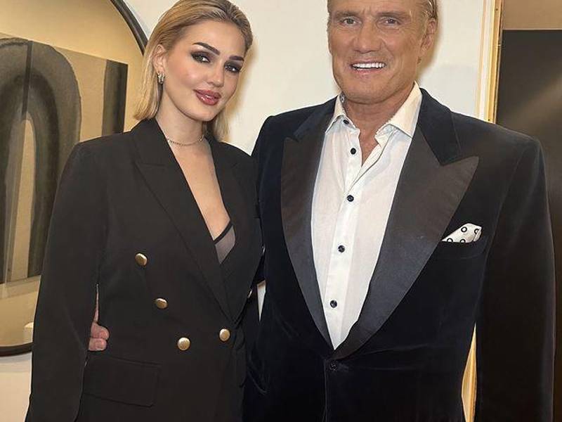 Emma Krokdal y Dolph Lundgren se casaron en Grecia.