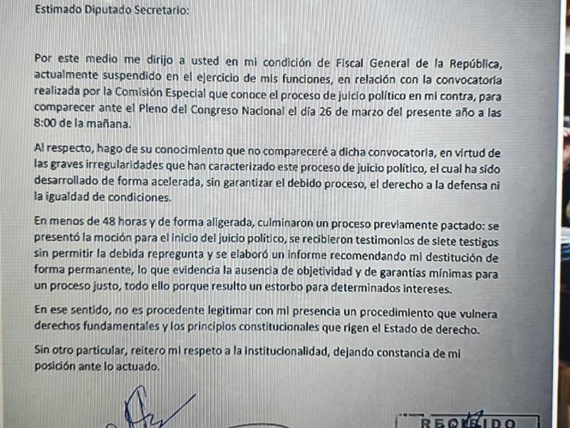 ¿Renunció Johel Zelaya como fiscal general? Esto se sabe