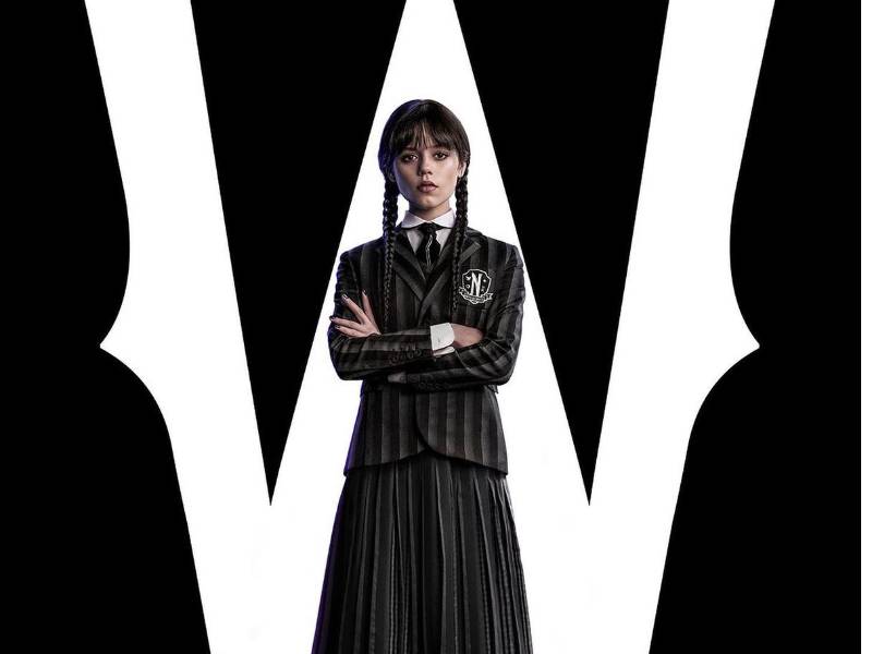 Su nombre original es Wednesday; en España se conoce como Miércoles y en Español latino como Merlina.