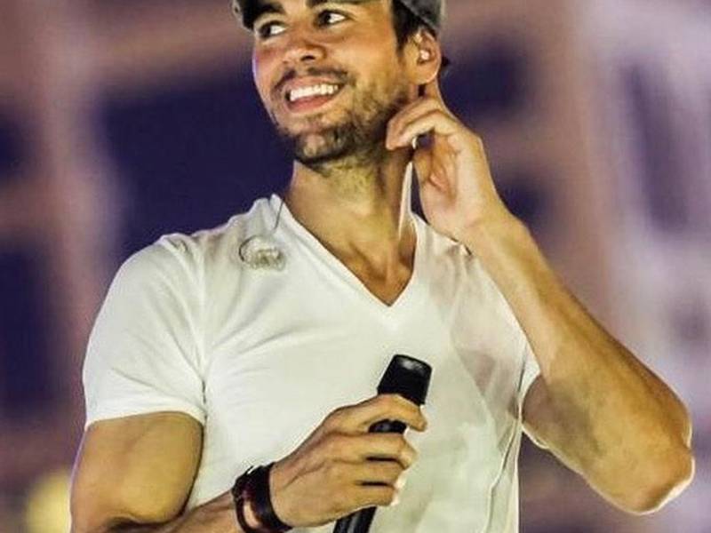 El cantante Enrique Iglesias.