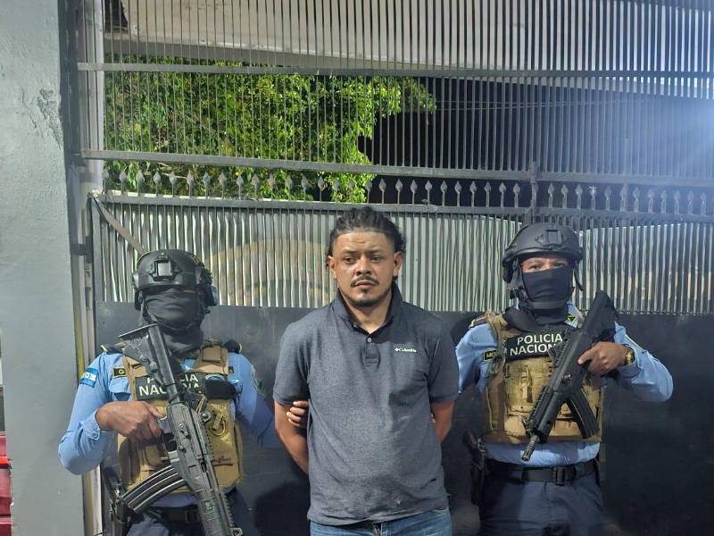 Alias Titi fue detenido en Cuyamel, Cortés.