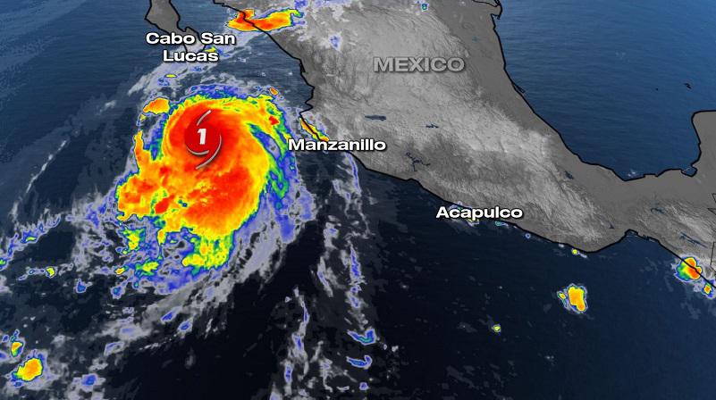 Pamela se convierte en huracán rumbo a las costas del Pacífico mexicano