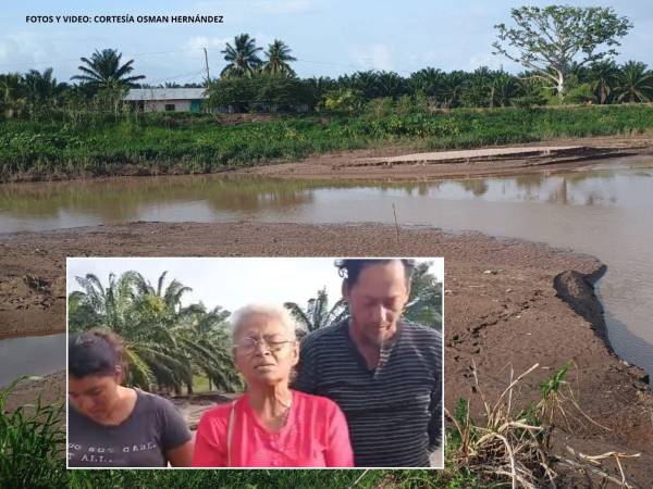 La señora <b>Maura Carranza</b>, una lideresa de la colonia La Duarte, de los excampos bananeros de El Progreso, Yoro imploró a Dios junto a sus vecinos para que sus ruegos sean escuchados y reparen el bordo.