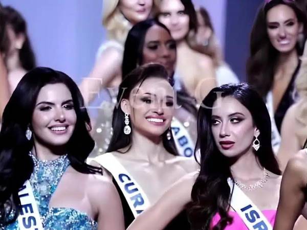 Un video ha generado controversia en el certamen de Miss Universo de este año, luego de que algunos espectadores afirmaran que el clip mostraba a Miss Israel lanzando miradas hostiles a Miss Palestina.