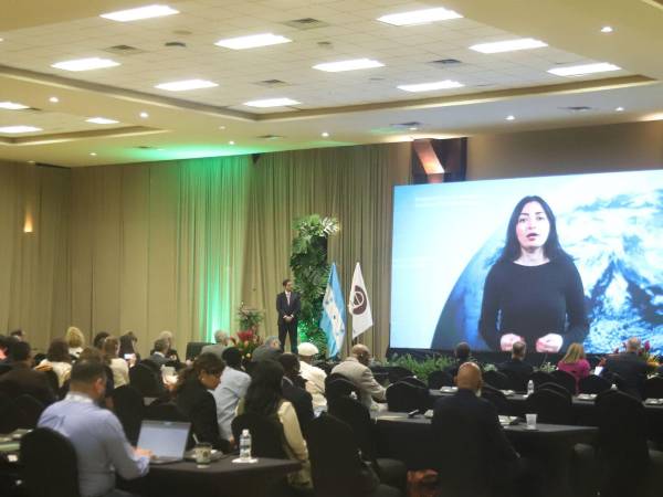 Delegados internacionales reunidos para lograr un mercado más equitativo y sostenible para todos los eslabones de la cadena cafetalera.