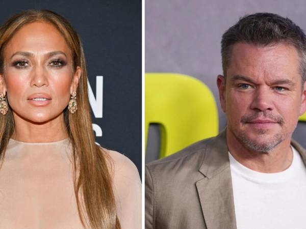 Jennifer López y Matt Damon también son muy buenos amigos.
