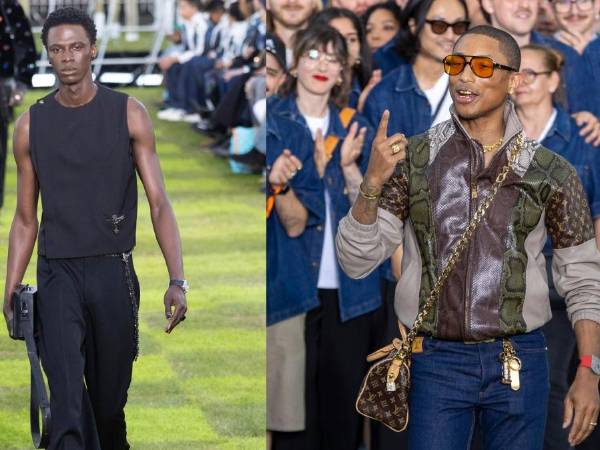 El cantante Pharrell Williams es el director creativo de Louis Vuitton.