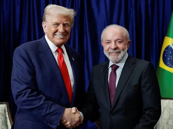 Trump y Lula durante un encuentro oficial. Fotografía de archivo.