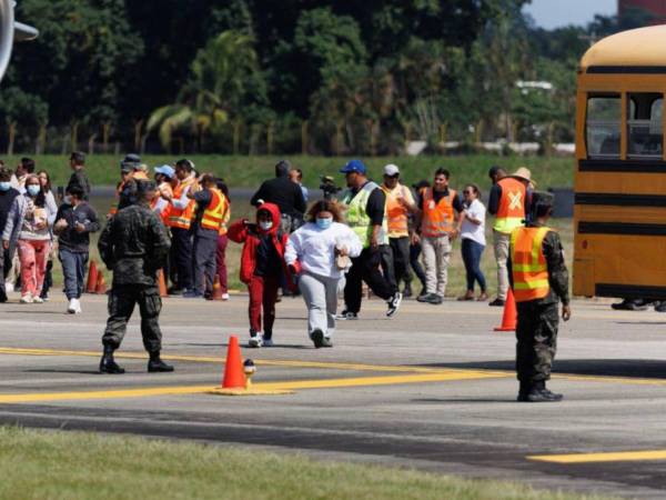 De los primeros migrantes que llegaron a Honduras inicios de este año, luego que Donald Trump tomara posesión como presidente de los Estados Unidos.
