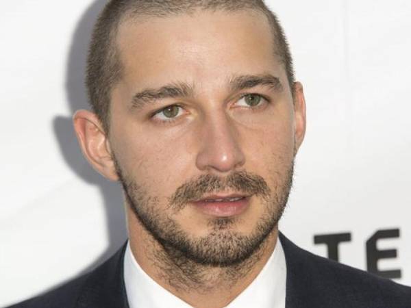 El actor estadounidense Shia Labeouf.