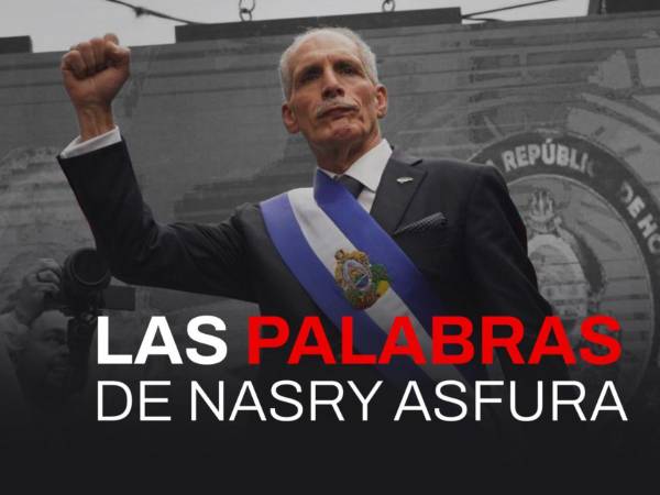 El discurso de investidura del presidente de Honduras, Nasry Tito Asfura, duró casi 14 minutos.
