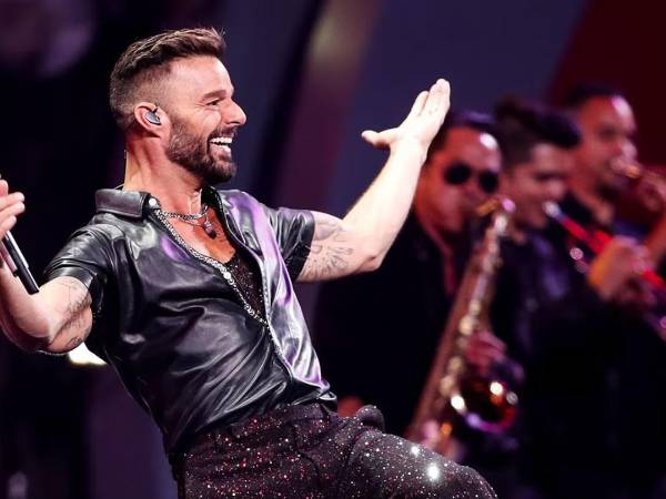 El cantante puertorriqueño Ricky Martin.