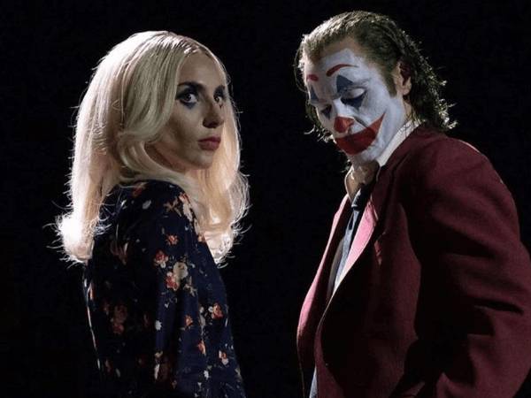 Imagen promocional de ‘Joker: folie a deux’, con Lady Gaga y Joaquin Phoenix.