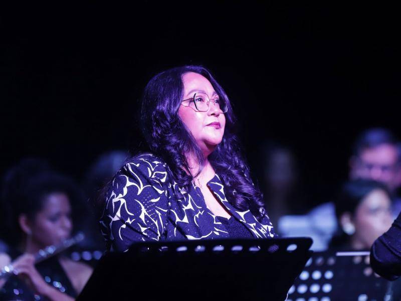 La soprano Irina Medina fue una invitada especial a la gala.