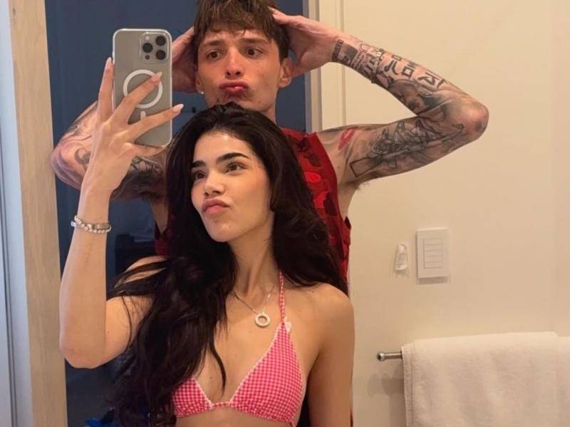 Fotos compartidas por la pareja en sus redes sociales, con las cuales colocaron sus mensajes románticos.