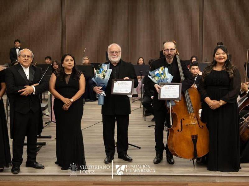 Los músicos brasileños fueron ovacionados y recibidos con cariño por los anfitriones hondureños.